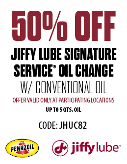 Jiffy Lube Oil Change Coupon